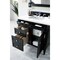 James Martin Vanities Brittany 36in Single Vanity, Black Onyx w/ 3 CM White Zeus Quartz Top 650-V36-BKO-3WZ - alternate 5